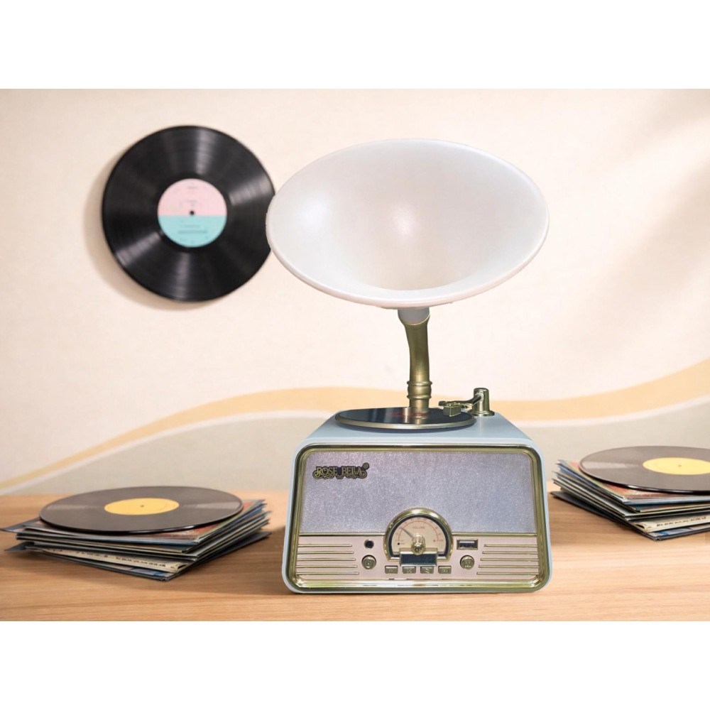 GRAMMOFONO RADIO CON TELECOMANDO